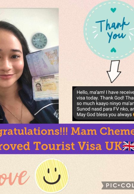 Approved Tourist Visa in United Kingdom- ma'am Chemelle