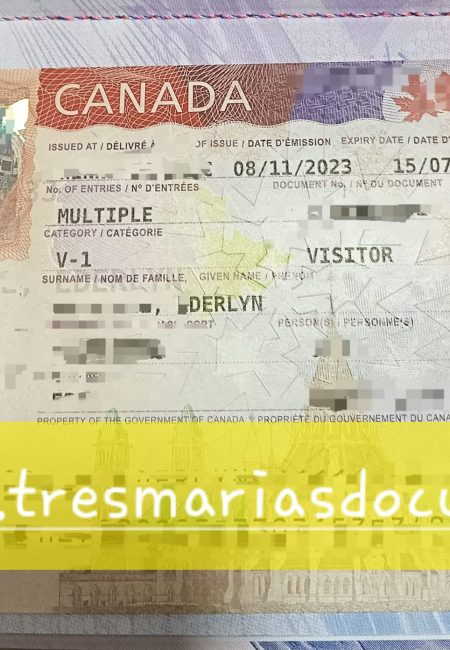 Tourist Visa Canada- Ms. Ederlyn