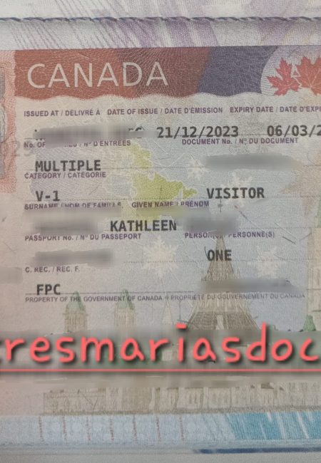 Tourist Visa Canada- Ms. Kath