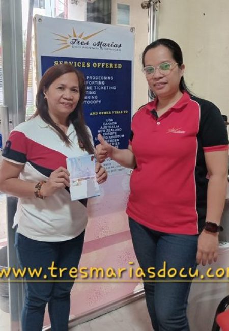 Tourist Visa Canada- Ms. Vivian