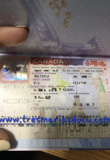 Tourist Visa Canada - Sir Miguel